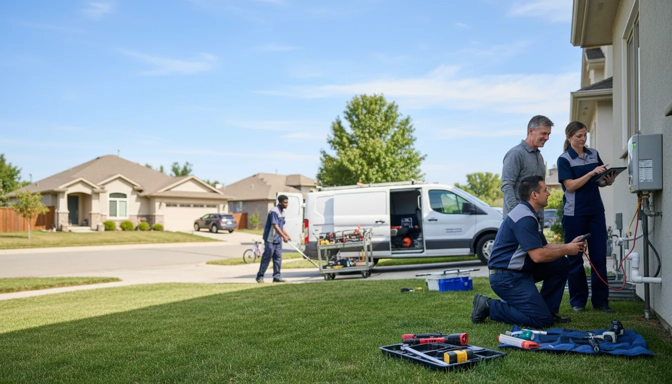 Tankless water heater service in Springdale, UT